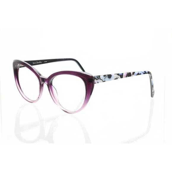 Vera Bradley Jewell Plum Pansies(PLP) 53-18-140 Sunglass FRAMES ONLY - VERY GOOD main image 6